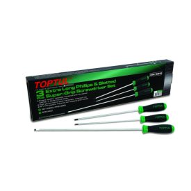 TOPTUL profi extra hosszú csavarhúzókészlet 3db