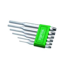 TOPTUL profi csapkiütő , lyukasztó készlet