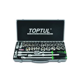 TOPTUL profi dugókulcs készlet 1/2" 43 részes
