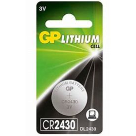 GP Lítium gombelem CR2430 1db / bliszter