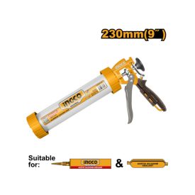 INGCO Kittkinyomó pisztoly 230 mm zárt alu
