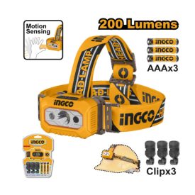 INGCO Fejlámpa 200 lumen