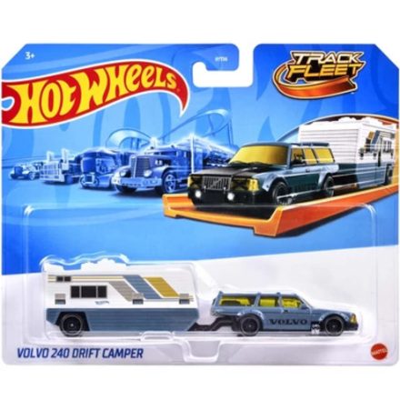 Hot Wheels Volvo 240 lakóautó szállító kisautó szett 1/64 méretarány