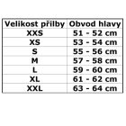 Bukósisak VT fehér XL, Tornado