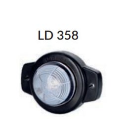 Helyzetjelző fehér LED 12V/24V  