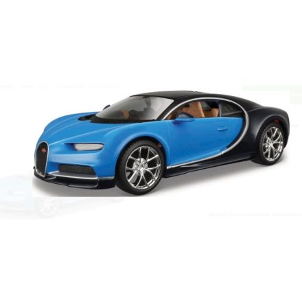 Maisto - Bugatti Chiron, kék,  1:24