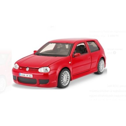 Maisto - Volkswagen Golf R32, piros, 1:24