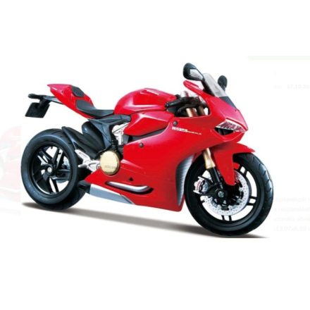 Maisto - Motorkerékpár állvánnyal, Ducati 1199 Panigale, 1:12