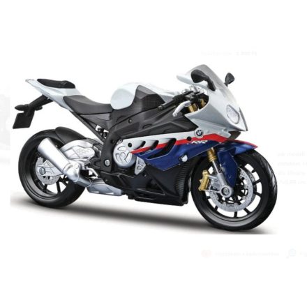 Maisto - Motorkerékpár állvánnyal, BMW S 1000 RR, 1:12