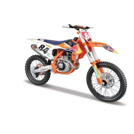 Maisto - Red Bull KTM 450 SX-F Factory Edition 2018, #84 Jeffrey Herlings, 1:6