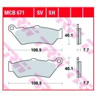 Fékbetét első szinterezett