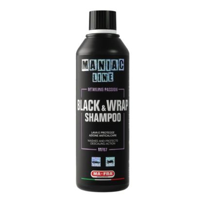 Maniac Line Black & Wrap Shampoo autósampon koncentrátum fekete és fóliázott felületekre