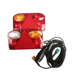   Utánfutó elektromos vezeték 13pin / 4 m FT-88 lámpákkal, MULTIPA