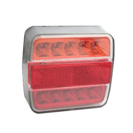   Egyesített lámpa LED, rendszám világítással, 12V, MULTIPA