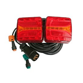   Utánfutó elektromos vezeték 7-pin / 7,5 m kábel LED lámpákkal 58.005, MULTIPA