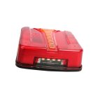 Egyesített lámpa szett 58.005, rendszámvilágítással, MULTIPA