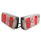 Egyesített lámpa szett DH007, bal + jobb, MULTIPA