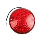 Hátsó ködlámpa, kerek, 140 mm, 14 x LED, 12/24 V MULTIPA