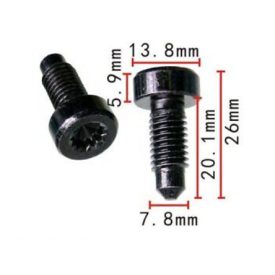 Csomagtér zár rögzítő csavar N90931602