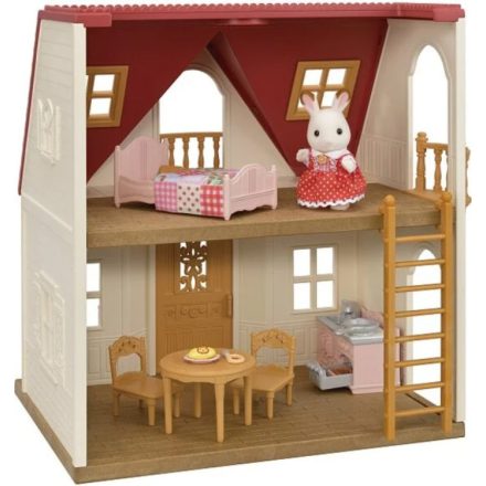 Sylvanian Families Alap ház vörös tetővel új