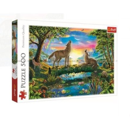 Trefl 500 db-os puzzle - Farkasok (37349)