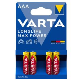 VARTA LONGLIFE MAX POWER AAA Mikró Elem (LR03) BL/4