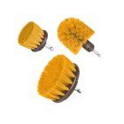 INGCO 3 részes bitbefogású kefe készlet – PA66 sörtével