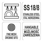 YATO GASTRO YG00603 Szűrőkanál 200 mm inox