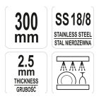 YATO GASTRO YG02775 Tálaló kanál 300 mm inox