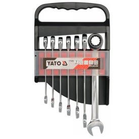   YATO YT0208 Racsnis csillag-villáskulcs készlet 7 részes (10-19 mm) CrV