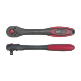   YATO YT0293 Racsnis hajtószár 1/4" 144 mm 72T hajlított szár CrV