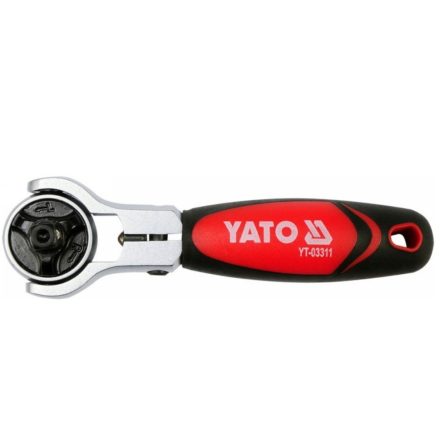 YATO YT03311 Racsnis hajtószár 1/4" 115 mm 72T, bit és dugókulcshoz CrV