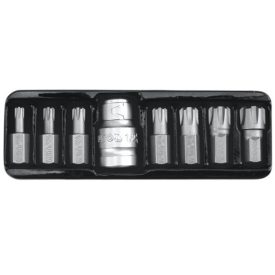   YATO YT0418 Bit készlet 8 részes RIBE M5-M14 L=30 mm 1/2"