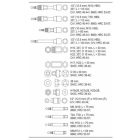 YATO YT04211 Generátor javító készlet 22 részes 1/2" CrV