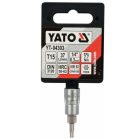YATO YT04303 Bithegy dugófejjel T15 1/4" 37 mm CrV