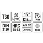 YATO YT04313 Bithegy dugófejjel T30 1/2" 55 mm CrV