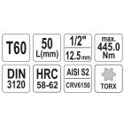 YATO YT04318 Bithegy dugófejjel T60 1/2" 55 mm CrV