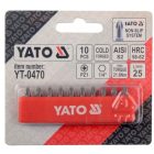YATO YT0470 Bithegy PZ1 1/4" 25 mm 10 db/bl