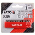 YATO YT0472 Bithegy PZ3 1/4" 25 mm 10 db/bl