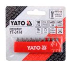 YATO YT0474 Bithegy készlet 10 részes PH1 25mm