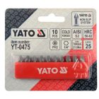 YATO YT0475 Bithegy PH2 1/4" 25 mm 10 db/bl