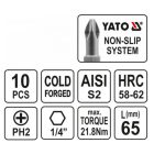 YATO YT0481 Bithegy PH2 x PH2 1/4" 65 mm (10 db/cs)