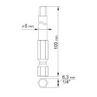 YATO YT0494 Bithegy imbusz 3,0 + 5,0 mm 1/4" (2 db/cs)
