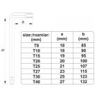 YATO YT05123 Gömbfejű Torx kulcs készlet 8 részes T9-T40 CrV
