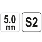 YATO YT05576 Imbusz T-kulcs 5,0 mm / 17 x 140 mm S2