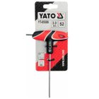 YATO YT05586 Gömbfejű imbusz T-kulcs 3,0 mm / 13 x 100 mm S2