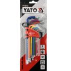 YATO YT05633 Hosszú Torx kulcs készlet 9 részes T10 - T50 S2