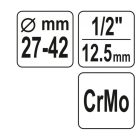 YATO YT06162 Axiál csukló szerelő két oldalas 27-42 mm