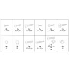 YATO YT06771 Csavar, alátét és csavaranya készlet 347 részes 