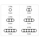 YATO YT06869 Elektromos csatlakozó készlet 424 részes